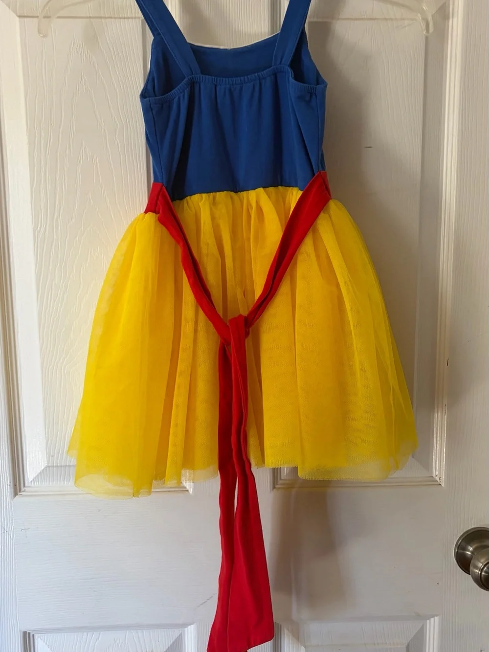 Classic Snow Princess Tutu Dress in Blue, Yellow & Red